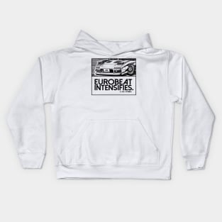 EUROBEAT INTENSIFIES - NSX NA1 Kids Hoodie